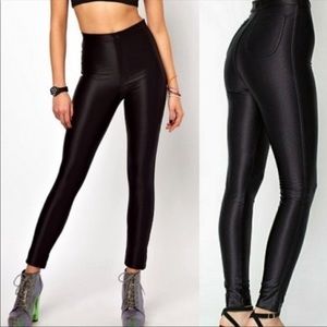 American Apparel High-Waisted Disco Pants Sz XS